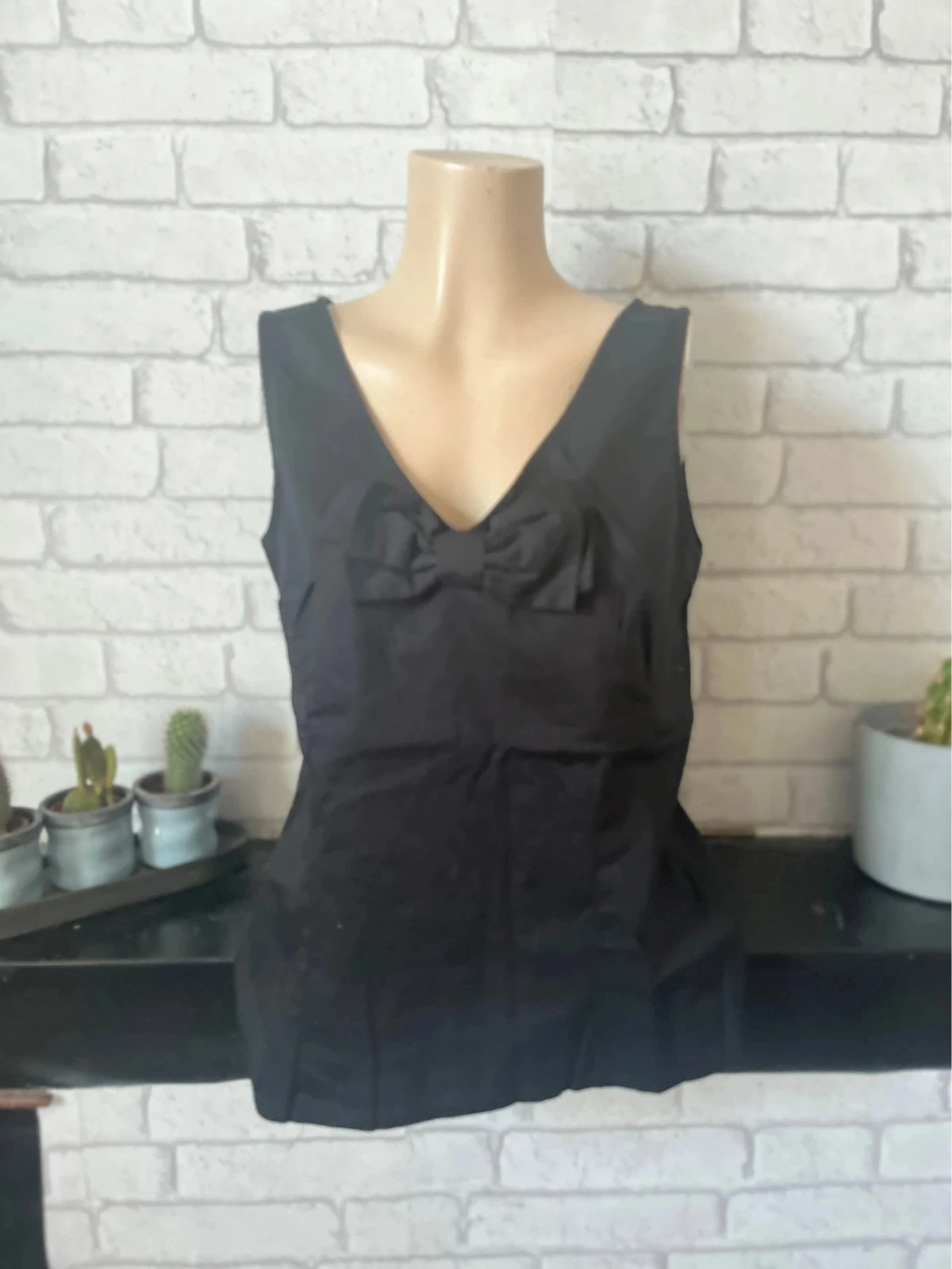 Top noir sans manches – Taille 40 – H&M